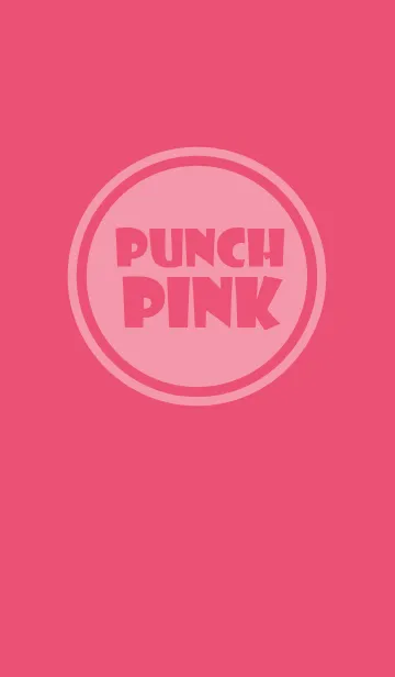 [LINE着せ替え] Simple punch pink Theme v.5の画像1