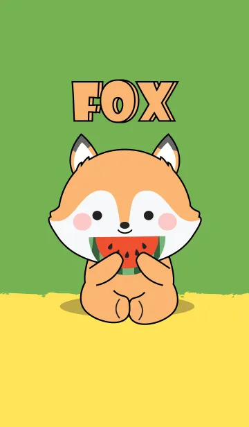 [LINE着せ替え] Simple Love Fox Theme Vr.2 (jp)の画像1