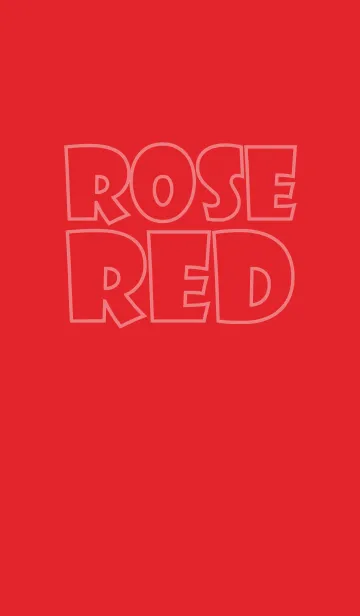 [LINE着せ替え] I Love Rose Red theme (jp)の画像1