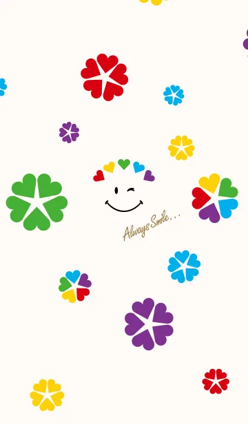 [LINE着せ替え] 笑顔で開運！ラッキースマイルの画像1