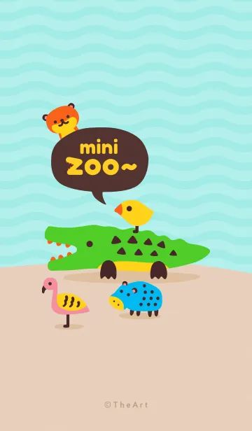 [LINE着せ替え] mini zoo: CROCOの画像1