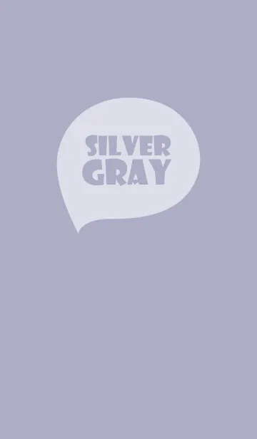 [LINE着せ替え] silver gray theme (jp)の画像1