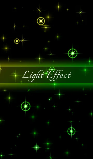 [LINE着せ替え] Green Light Effectの画像1