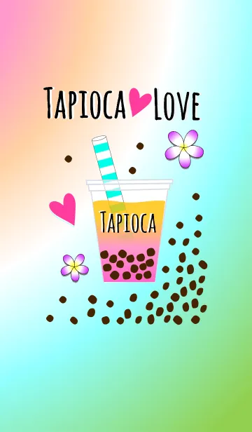 [LINE着せ替え] Tapioca♥Loveの画像1