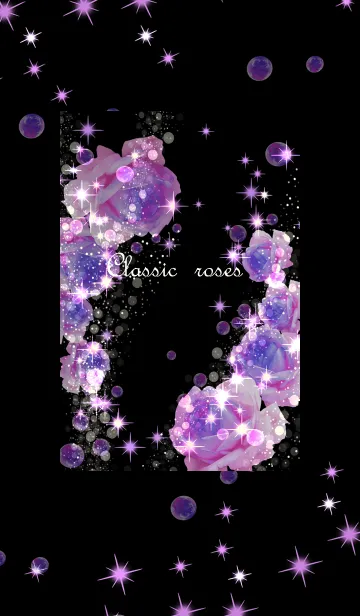 [LINE着せ替え] 浄化を促すバイオレット・ローズの画像1