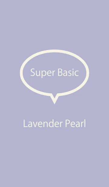 [LINE着せ替え] Super Basic Lavender Pearlの画像1