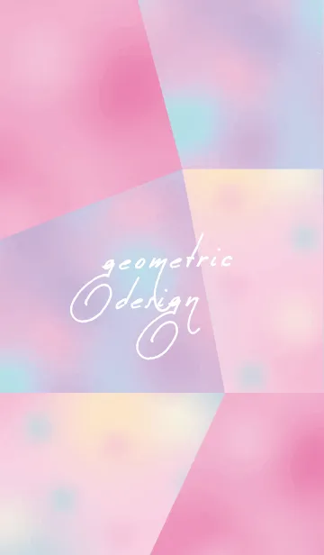 [LINE着せ替え] geometric design -パステル-の画像1