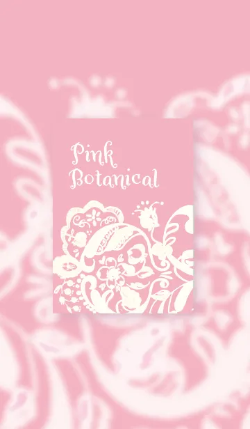 [LINE着せ替え] Botanical -Pink-の画像1