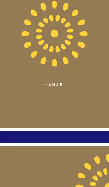 [LINE着せ替え] HANABI／金色の画像1