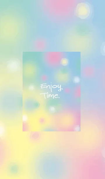 [LINE着せ替え] Enjoy Time - パステル -の画像1