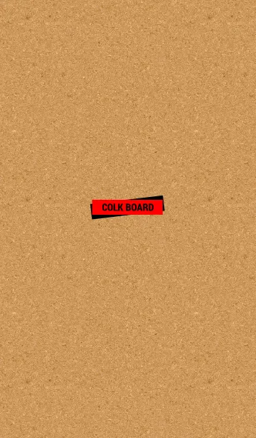 [LINE着せ替え] Cork board BLACK ＆ RED Tabの画像1