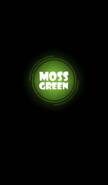 [LINE着せ替え] moss green in black theme vr.3 (jp)の画像1