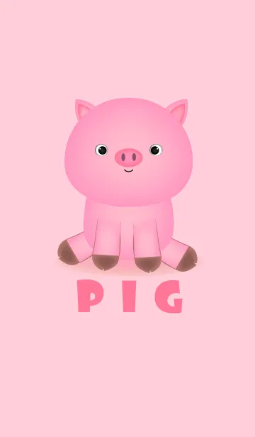 [LINE着せ替え] Love Love Pig Theme (jp)の画像1