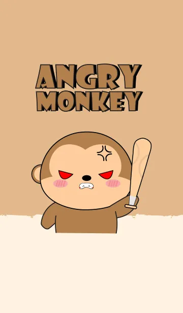 [LINE着せ替え] Angry Monkey Theme (jp)の画像1