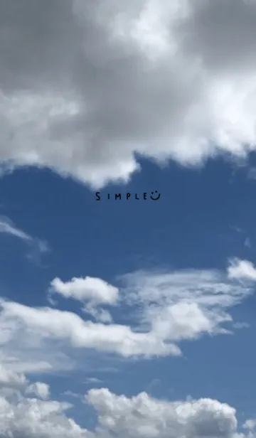 [LINE着せ替え] 空×シンプル。の画像1