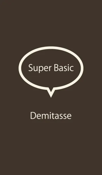 [LINE着せ替え] Super Basic Demitasseの画像1