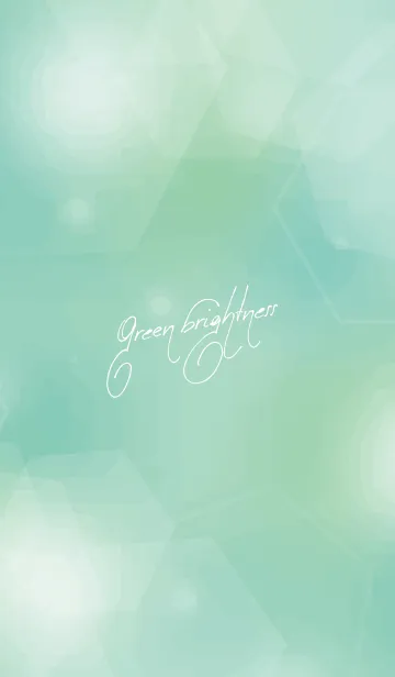 [LINE着せ替え] Green brightnessの画像1