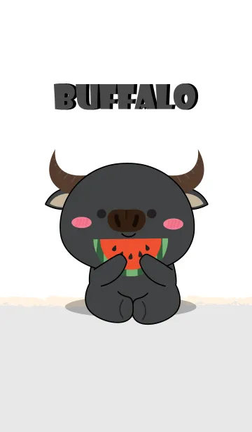 [LINE着せ替え] Simple Love Buffalo Theme Vr.2 (jp)の画像1