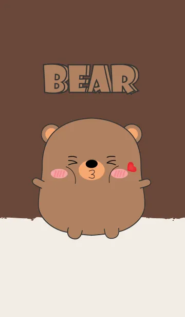 [LINE着せ替え] Emotions Fat Bear (jp)の画像1