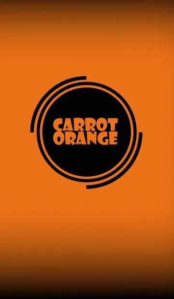 [LINE着せ替え] carrot orange and black theme v.4 (jp)の画像1