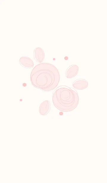 [LINE着せ替え] Cute rose theme 11の画像1