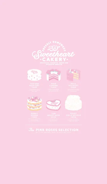 [LINE着せ替え] PINK ROSE CAKESの画像1