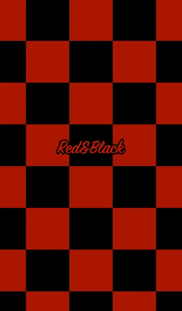 [LINE着せ替え] シンプル 赤と黒 ロゴ無し No.5-2の画像1