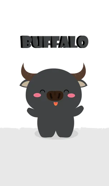 [LINE着せ替え] Simple Love Buffalo Theme V.1 (jp)の画像1