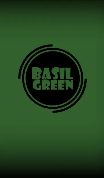 [LINE着せ替え] basil green and black theme v.4 (jp)の画像1