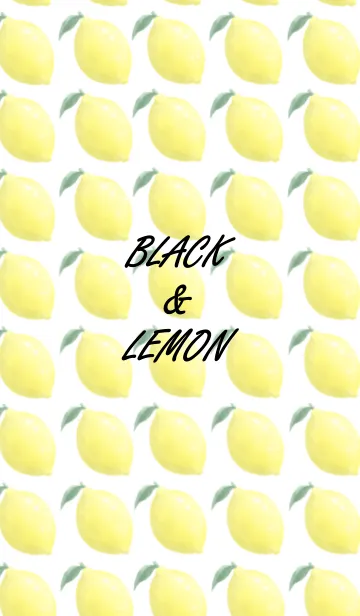 [LINE着せ替え] レモンとクロの画像1