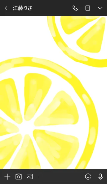 [LINE着せ替え] レモンとクロの画像4
