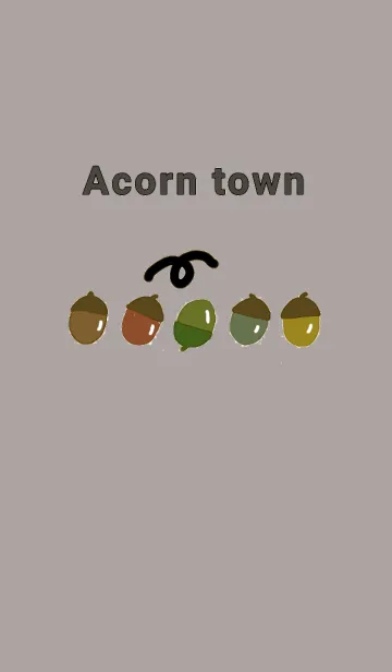 [LINE着せ替え] Acorn townの画像1