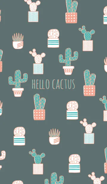 [LINE着せ替え] Hello Cactus #1 JPの画像1