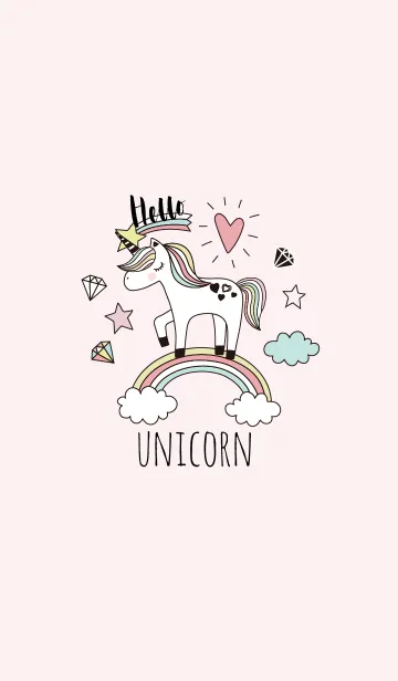 [LINE着せ替え] HELLO UNICORN #2 JPの画像1