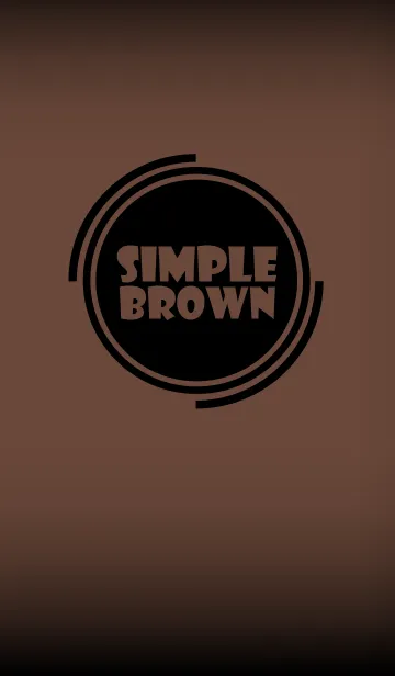 [LINE着せ替え] Simple brown and black theme v.4 (jp)の画像1