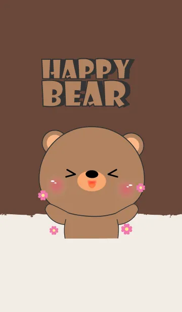 [LINE着せ替え] Love Happy Bear theme (jp)の画像1