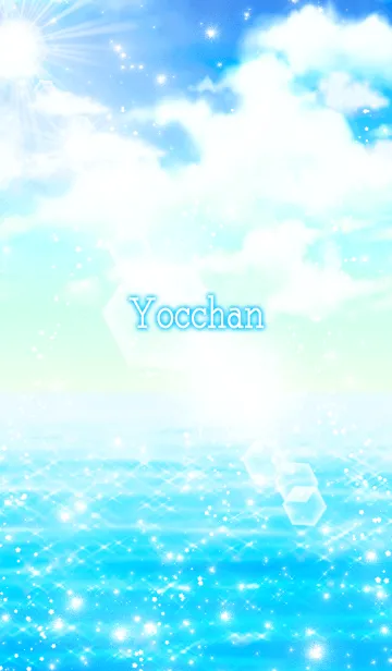 [LINE着せ替え] よっちゃん★爽やかな夏の海★の画像1