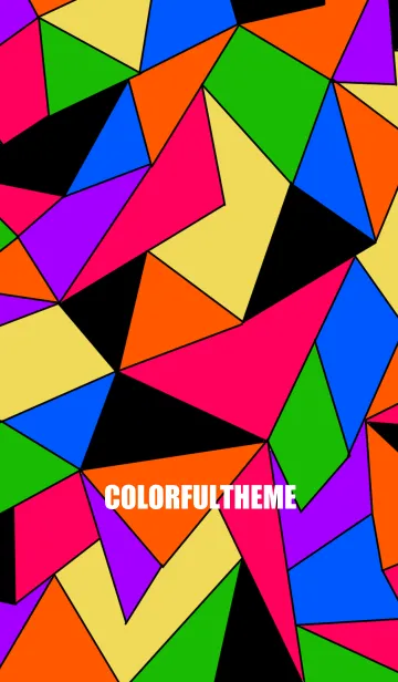 [LINE着せ替え] これぞカラフル！の画像1