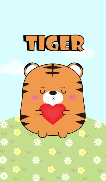 [LINE着せ替え] I'm Pretty Tiger Theme (jp)の画像1