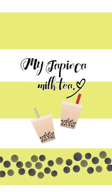 [LINE着せ替え] My Tanioka Milk tea -W-の画像1