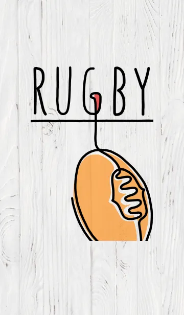 [LINE着せ替え] 1*line rugby (updated)の画像1