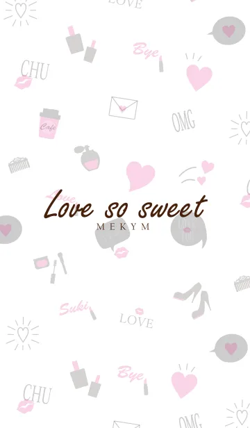 [LINE着せ替え] Love so sweet 20 -MEKYM-の画像1