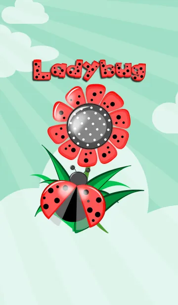 [LINE着せ替え] Ladybug ladybird red cuteの画像1