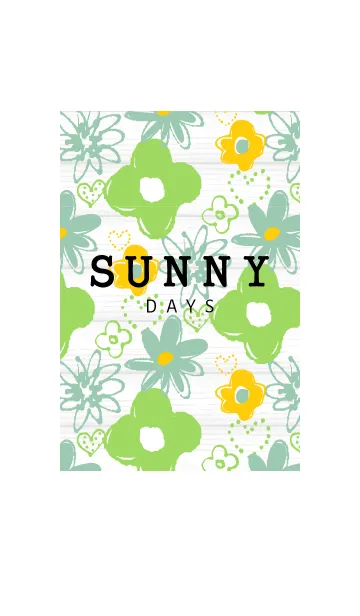 [LINE着せ替え] SUNNY DAYS greenの画像1