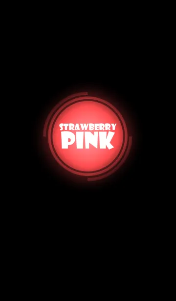 [LINE着せ替え] strawberry pink in black theme vr.3 (jp)の画像1