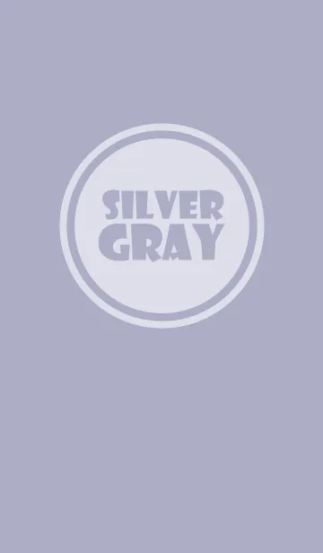 [LINE着せ替え] Simple silver gray Theme v.5 (jp)の画像1