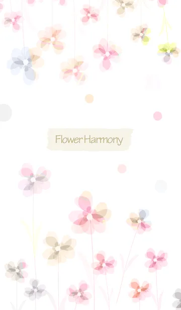 [LINE着せ替え] Flower Harmonyの画像1