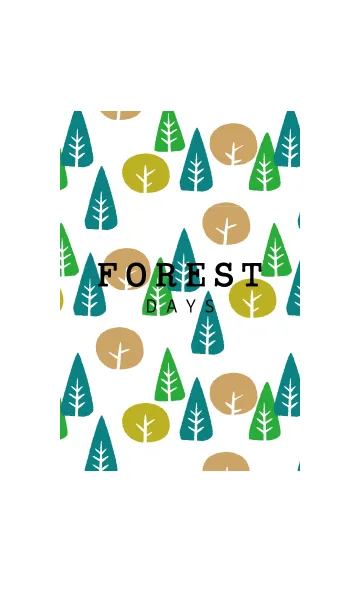 [LINE着せ替え] FOREST DAYS greenの画像1