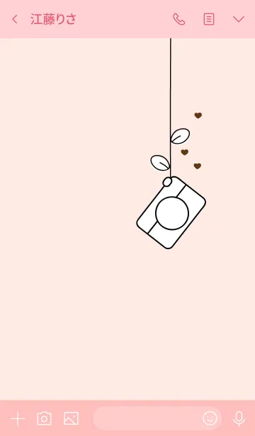 [LINE着せ替え] Cute camera theme 4の画像4