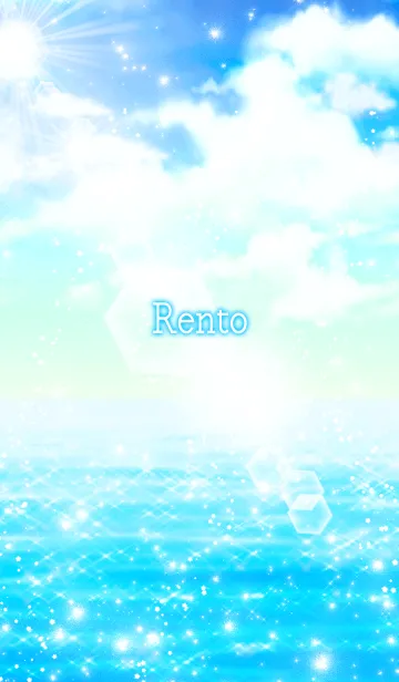 [LINE着せ替え] れんと★爽やかな夏の海★の画像1